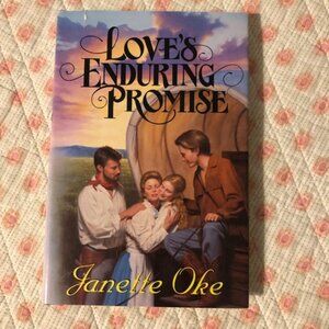 SIGNED - Janette Oke hardcover book "Love's Enduring Promise" , copyright 1980